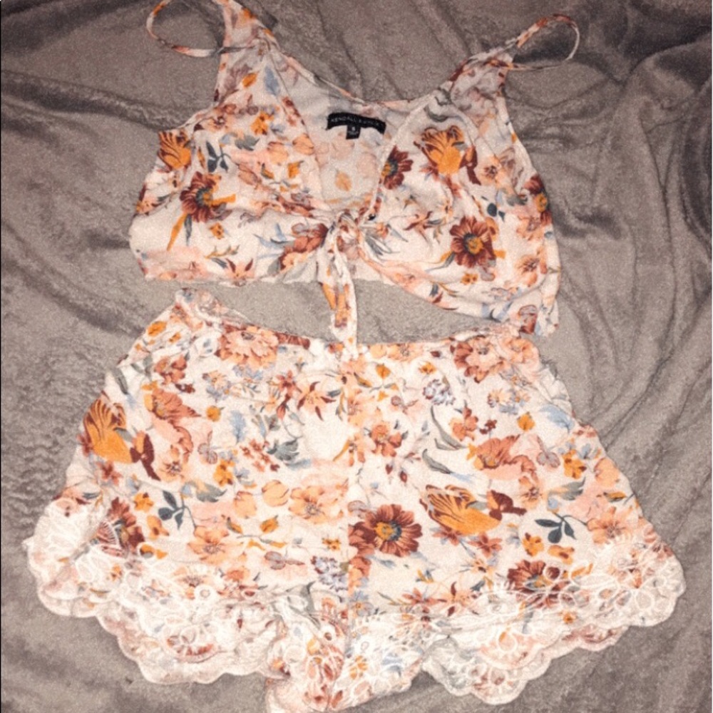 2 piece tank and shorts